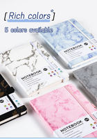 Carnet A5 avec logo personnalisé, agenda quotidien, bloc-notes pour réunions, ensemble de papeterie pour le bureau et les étudiants, couverture en cuir personnalisée