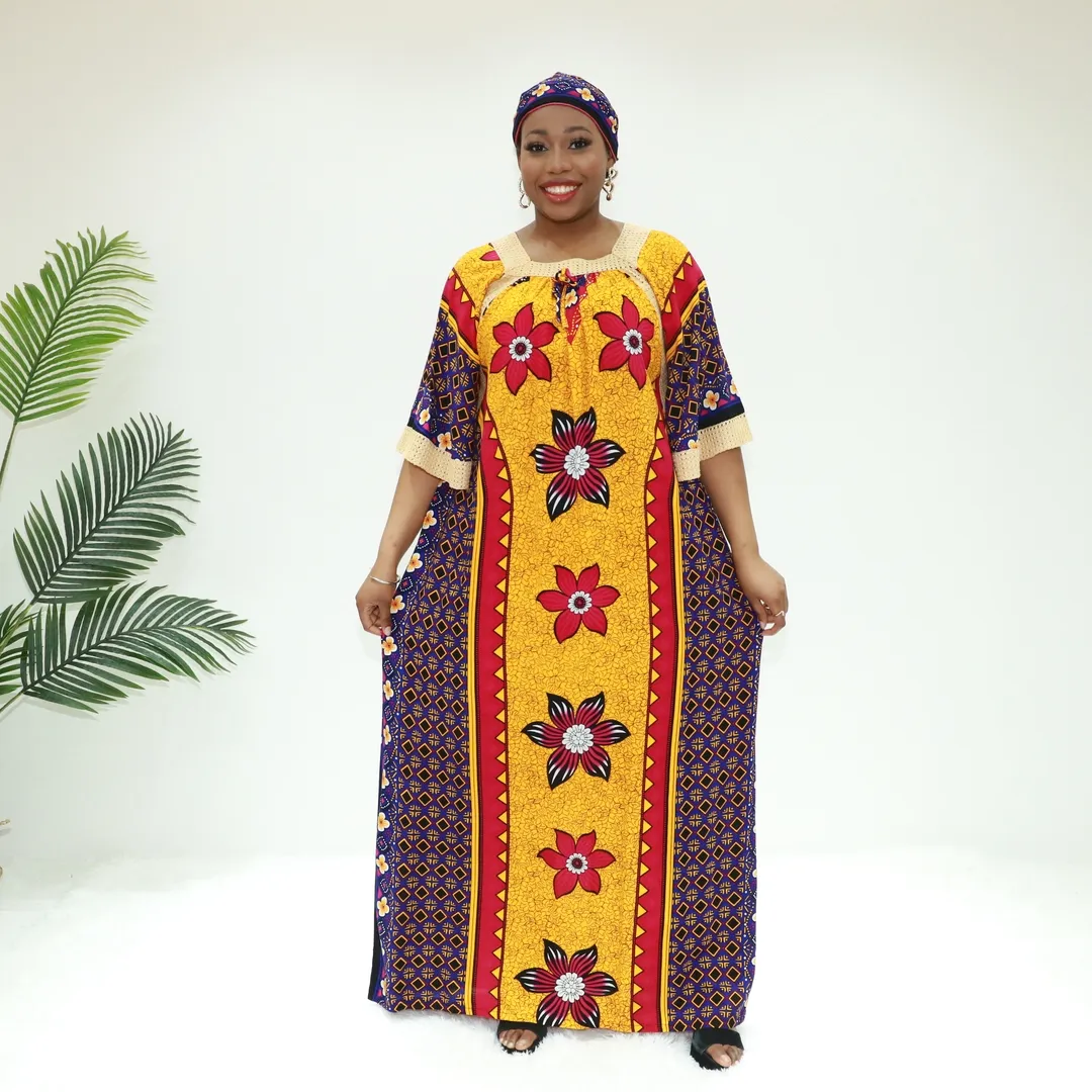 Afrika Jurk Tunijse Abaya Nieuwe Liefde Sahara KT1095-515FY Ghana Mode Kaftan