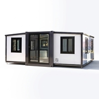 Maison préfabriquée de luxe extensible facile à construire, norme australienne, 2, 3 ou 4 chambres, villa préfabriquée, maison mobile