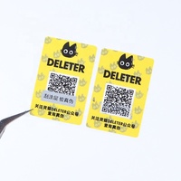 Étiquette personnalisée avec code QR, numéro de série, autocollants avec code QR, lamination argentée mate, gravure laser, étiquette avec code QR