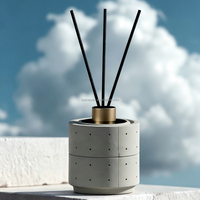 Décoration d'intérieur personnalisée, diffuseur de parfum à roseaux sans feu en bouteille de verre simple, huiles essentielles d'aromathérapie, rafraîchisseurs d'air, cadeau