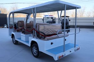Autobús Turístico Eléctrico de Alta Resistencia para 11 Pasajeros, <span class=keywords><strong>4</strong></span> Filas de Asientos, Vehículo de Transporte para Hoteles y Complejos Turísticos - Product Image 3
