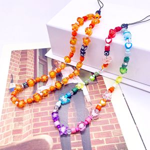 Pulsera de arcilla polimérica con cuentas para teléfono móvil, novedad, llavero con correa para cadena móvil - Product Image 1