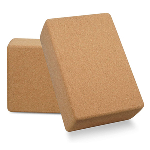 Natural Eco amigable portátil y ligero Pilates Yoga corcho bloque de Fitness de ladrillo - Product Image 1