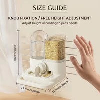 Distributeur automatique 2-en-1 d'eau et de nourriture pour oiseaux, à suspendre à la cage, avec perchoir, accessoires pour cage à oiseaux