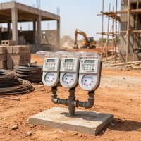 Medidor de Agua STS Prepago Inteligente para África, Medidor de Agua Doméstico con Token, Precio de Fábrica al por Mayor