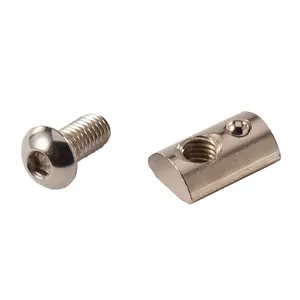批发不同类型铝型材连接弹性螺母出售铝型材