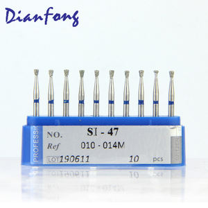 Frese Diamantate ad Alta Velocità per Clinica Dentale, Gambo FG, per Intaglio Fissure, Finitura, Cono Invertito - Product Image 6