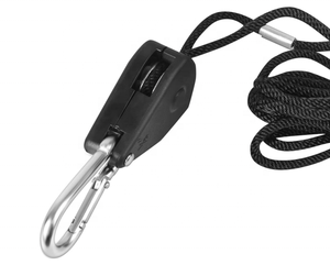 מכירה חמה חדשה 2 חבילת זוג של 1/8 "חובה כבדה גופי מתכת מתכווננת לגדול קליפ חבלים - Product Image 2