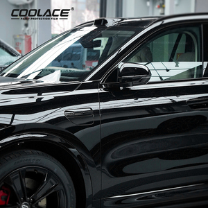 ฟิล์มหุ้มรถยนต์แบบเต็มคัน สีดำเงา ผลิตตามสั่ง 300+ สี ฟิล์ม TPU ป้องกันรอยขีดข่วนสำหรับรถยนต์ - Product Image 4