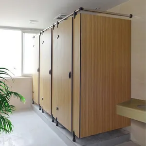 Alta Qualidade Compact alta pressão fenólica laminado Board para banheiro comercial HPL Partition System 1
