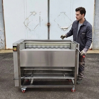 Volledig automatische fruitwasmachine met motor voor landbouwgebruik, lange levensduur