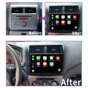 Autoradio 2DIN Carplay navigazione Autoradio Android per <span class=keywords><strong>Toyota</strong></span> AGYA / WIGO 2013-2016 lettore multimediale DVD per auto - Product Image 2