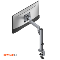 Boîtier d'ordinateur flexible réglable Support de moniteur Supports de bureau d'ordinateur Support de moniteur (BEWISER L1)