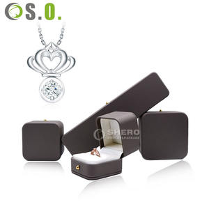 Cajas de Joyería de Cuero PU Premium Personalizadas al por Mayor para Collares, Pulseras, Anillos, Pendientes, Caja de Joyería - Product Image 1