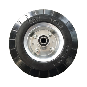 Rueda de Espuma de Poliuretano de 9 <span class=keywords><strong>Pulgadas</strong></span>, Llanta de Aleación de Aluminio para Herramientas de Remolque de Alta Resistencia, Carro de Construcción, Uso Agrícola, Garantía de 3 Meses, Novedad - Product Image 6