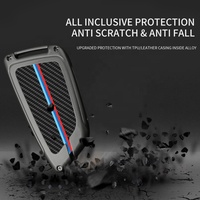 Étui de protection pour clé de voiture BMW E46 en fibre de carbone, nouveaux matériaux, bon prix, personnalisable
