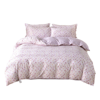 Vente en gros de draps de lit personnalisés en coton 100% - Ensemble de literie 4 pièces - Housse de couette - Taille King Size - Taille Queen Size - Taille Full - Super doux - Luxe