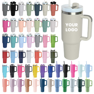 Taza Térmica de Acero Inoxidable de 40 Oz con Logotipo Personalizado, Taza de Café de 40 Oz, Taza de Viaje con Asa - Product Image 1