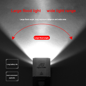 Luz frontal recarregável de bicicleta à <span class=keywords><strong>prova</strong></span> d'água USB luz de advertência LED acessórios para mountain bike - Product Image 4