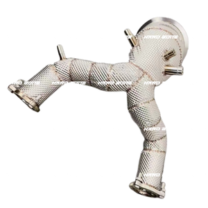 Tuyau inférieur d'échappement Catted de bouclier thermique à <span class=keywords><strong>prix</strong></span> d'usine chinois pour <span class=keywords><strong>Audi</strong></span> S4 <span class=keywords><strong>S5</strong></span> B9 2019 + - Product Image 1