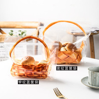 Mini pochettes transparentes pour gâteaux au chocolat, emballage de bonbons, emballage de snacks, sacs en plastique pour fête de boulangerie
