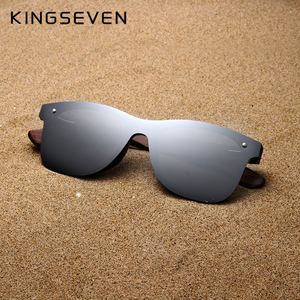 <span class=keywords><strong>Lunettes</strong></span> de soleil KINGSEVEN <span class=keywords><strong>2022</strong></span> <span class=keywords><strong>originales</strong></span> polarisées en bois de noyer pour hommes et femmes, verres miroir, <span class=keywords><strong>lunettes</strong></span> de soleil 5504 - Product Image 3