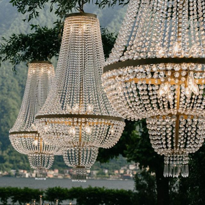 Elegant Hanging <strong>Chandelier</strong> Light New Wedding Ceiling Decoration Creative Crystal <strong>Chandelier</strong> for Wedding Events Party Decor - Product Image 2