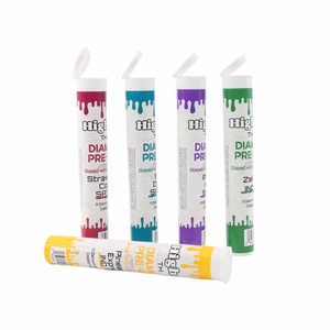 Pha chế sử dụng 90mm 109 116 120mm tùy chỉnh con bằng chứng hoa thảo mộc Nón bao bì ống nhựa pre-roll Pop Top ống với nắp con dấu - Product Image 1