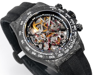 Relojes Mecánicos de Fibra de Carbono de Diseño Negro, Tendencia de Moda, Gran Venta - Product Image 3