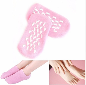Vente en gros 1 paire de chaussettes en silicone pour soins des pieds, réutilisables, hydratantes, blanchissantes et exfoliantes - Product Image 3