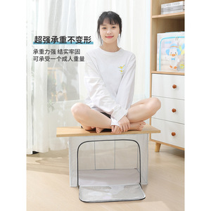 Transparent Pvc Storage Box Rectangle Lidded Zippered Cartoon Clothing Organizer Home Wardrobe Use Standing Type - Product Image 2