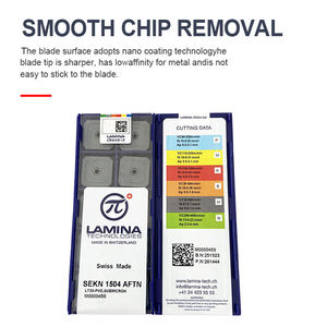 100% produits originaux SEKN1504 AFTN plaquette de fraisage tournant des plaquettes en carbure de tungstène - Product Image 2