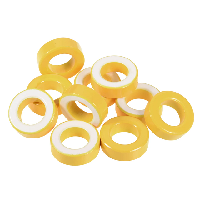 MPP Cores Toroidal Cores Original Iron Powder Cores MPP/Sendust/High Flux Yellow White T50-26 Iron Powder Core for Power Convers
