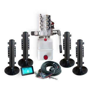 12 V 12 Volt 4 Been Caravan Camper Rv Rc Van Reizen Trailer Automatische <span class=keywords><strong>Auto</strong></span> Outrigger Hydraulische Niveau Nivellering Systeem cilinder - Product Image 5