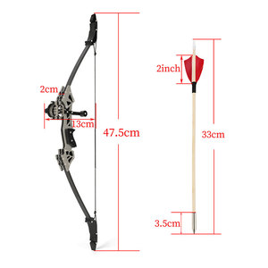 작은 반전 활 미니 활 4 화살표 18 파운드 분리형 감압 장난감 양궁 용품 - Product Image 5