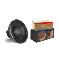 Caja Ported para Subwoofer Doble de 10/12 Pulgadas Diseño de Caja para Subwoofer Doble de Coche Caja para Subwoofer Doble de 10