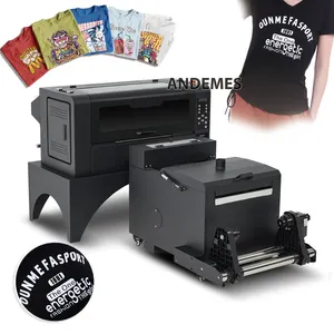 andemes Home use A2 17inch dtf printer xp600head with 7color pet film printer dual xp600 head converted printer