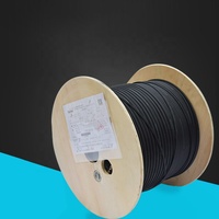 Cable de Fibra Óptica para Exteriores Weiting FTTH, 1 Núcleo, GJYXCH YOFC G657A LSZH, 1km/2km, Cable de Descente con Tres Alambres de Acero