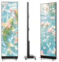 Écran LED mobile P2 d'extérieur, mur vidéo autoportant et mobile, grand écran publicitaire sur pied, vente en gros