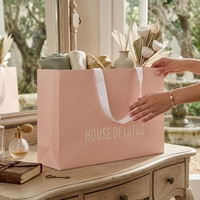 Nouvel Emballage de Luxe 2026 pour Boutiques, Marquage Brillant, Recyclable, Magnétique, pour Vêtements et Bijoux, Rose