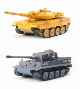 Mainan RC Tank Tempur Besar, Mainan Rc 1:24 24G