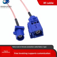 Fakra mâle à femelle câble d'extension de Signal Smb de voiture câble de Signal Gps universel câble à Fiber optique de Type Fakra-JK