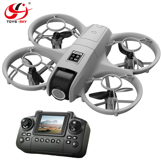 CQZNRC Mini Screen-controlled Beginner Quadcopter Drone Optical Flow 480p Aerial Photography Remote Control 2.4GHz Kids