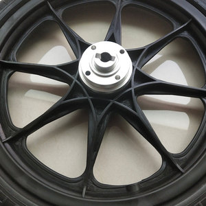 Fabrikpreis 12 Zoll Fahrradanhänger-Räder Kinder-Lenkrollen mit PU-Schaumstoff-Rad - Product Image 5