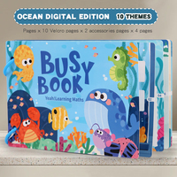 Livre d'activités professionnelles personnalisé Velcro SSensoriel Livre préscolaire pour enfants