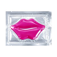 Soin des Lèvres Apaisant Hydratant Masque de Nuit Cerise pour Lèvres Masque Facial Beauté Collagène Cristal Bouche Rose Masque de Beauté Masque Lèvres Collagène