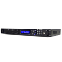 Processeur audio professionnel Paulkitson LA408 DSP numérique en métal avec processeur Dsp d'effets audio 4 en 8 sorties