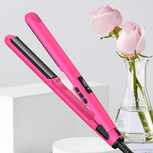 Lisseur <span class=keywords><strong>électrique</strong></span> professionnel de qualité supérieure, fer à lisser en céramique personnalisé, écran LCD, ions négatifs, marque privée, lisseur en titane - Product Image 2