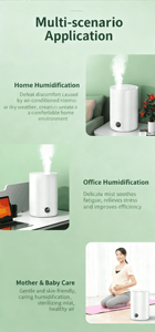 เครื่องเพิ่มความชื้น<span class=keywords><strong>ใน</strong></span>อากาศแบบไฟฟ้า 6 ลิตร <span class=keywords><strong>ส</strong></span>ำหรับห้องนั่งเล่น ฉีดพ่นละอองละเอียด พร้อมฟังก์ชั่นอโรมาเธอราพี <span class=keywords><strong>ฆ่า</strong></span><span class=keywords><strong>เชื้อ</strong></span>โรค ควบคุมการทำงานด้วยรีโมท เหมาะสำหรับใช้<span class=keywords><strong>ใน</strong></span>บ้าน โรงแรม ใช้ได้<span class=keywords><strong>ใน</strong></span>เวลากลางคืน - Product Image 3